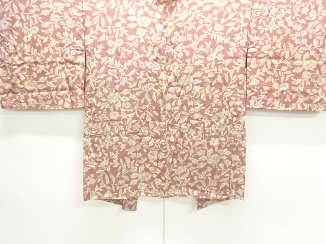 Japanese Kimono / Chirimen Kinsha Silk